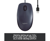 LOGITECH M100 BLACK 910-001604 - 659868 - zdjęcie 4